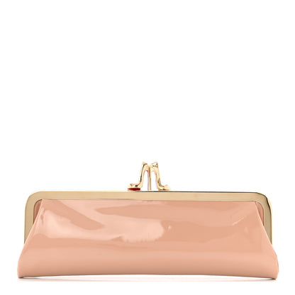 Christian Louboutin Patent Miss Loubi Clutch Nude 1 of 8