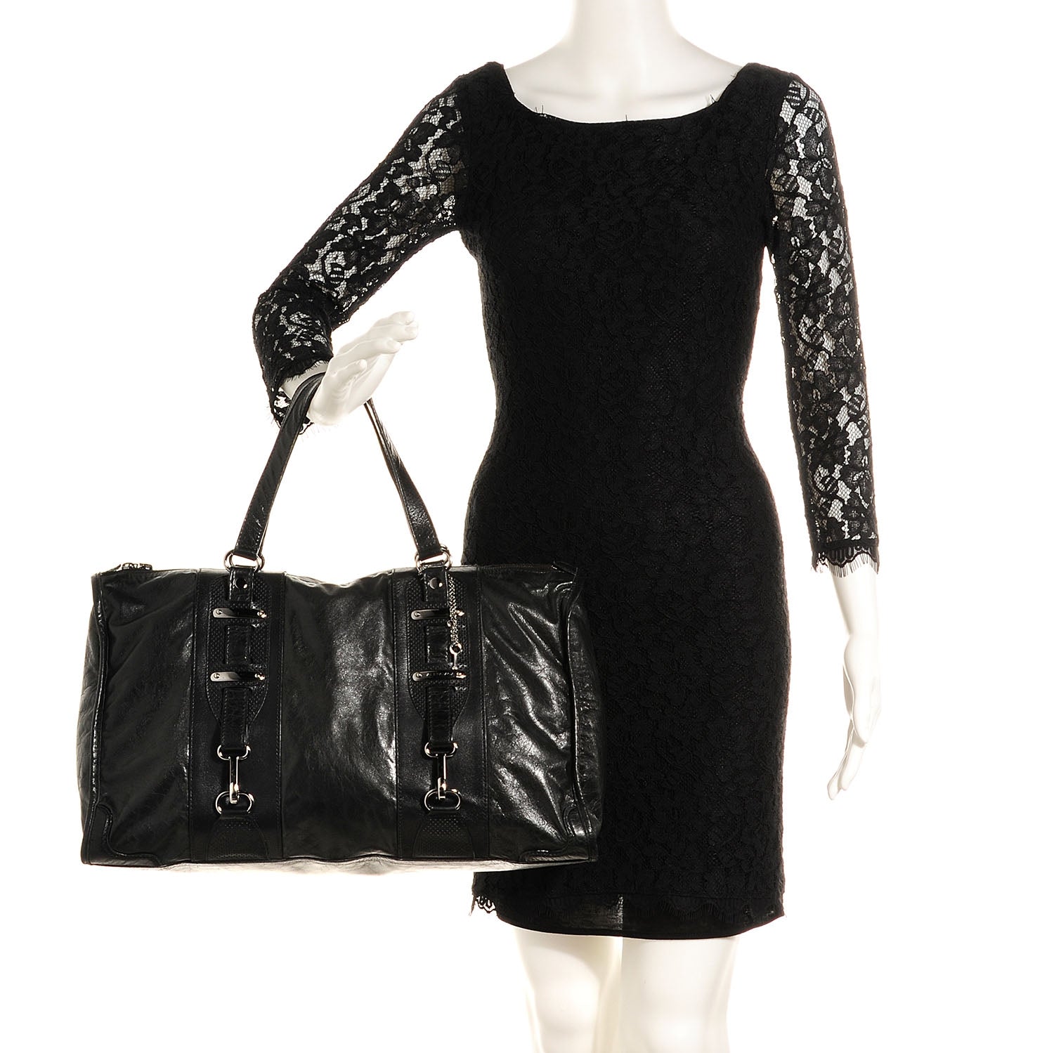 Balenciaga Chevre Perforated Hook GM Black 2 of 11