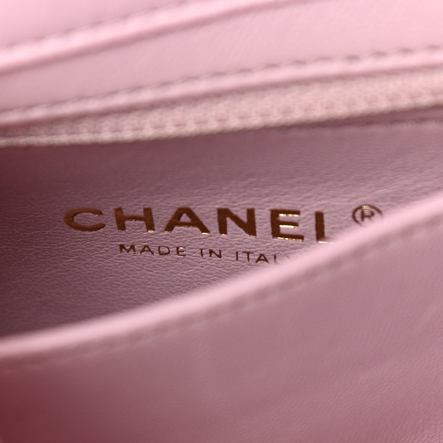 Chanel Crumpled Lambskin Quilted Mini CC Links Top Handle Flap Light Pink 6 of 11