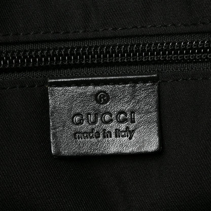 Gucci Monogram Calfskin Perforated Tote Black 6 of 10