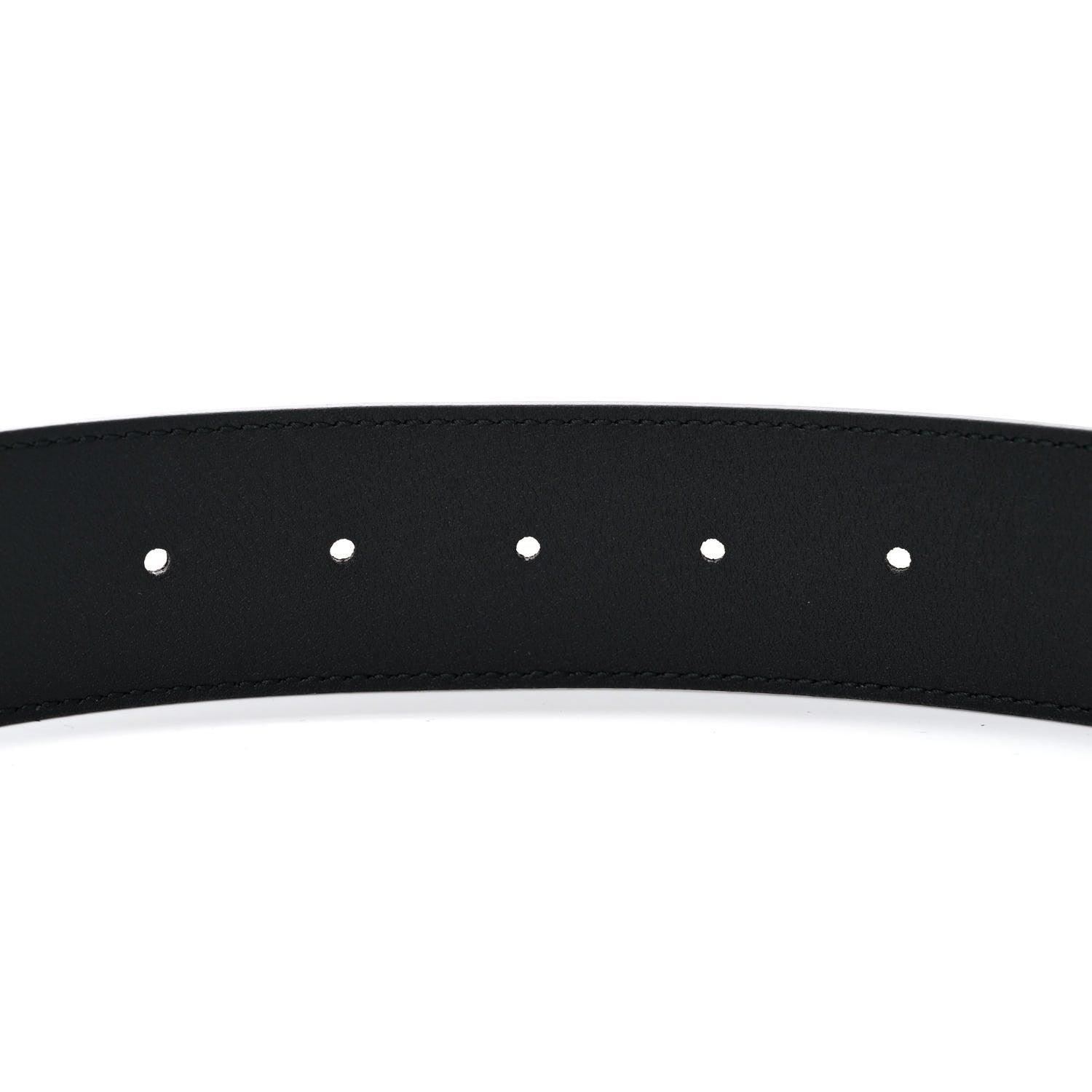 Gucci Textured Calfskin Double G 40mm Belt 90 36 Black 4 of 5