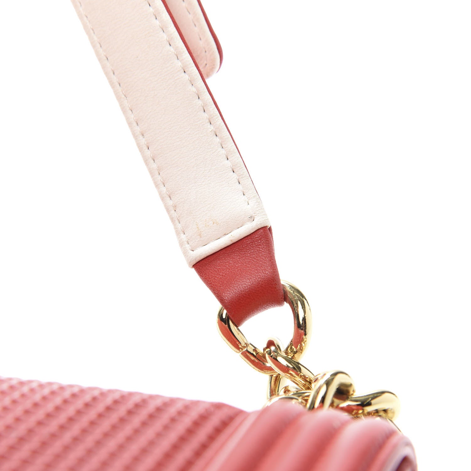 Chanel Lambskin Embossed New Medium Boy Cube Flap Red 18 of 21