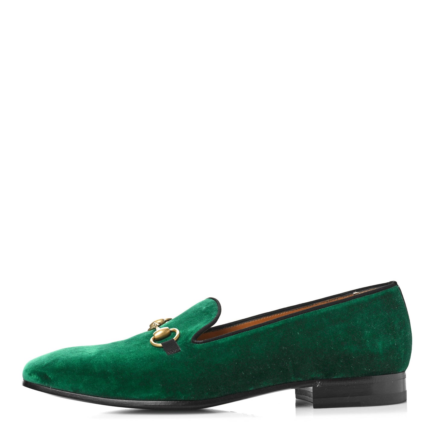 Softy Velvet Horsebit Mens Jordaan Loafers 9 Green Gemstone Black