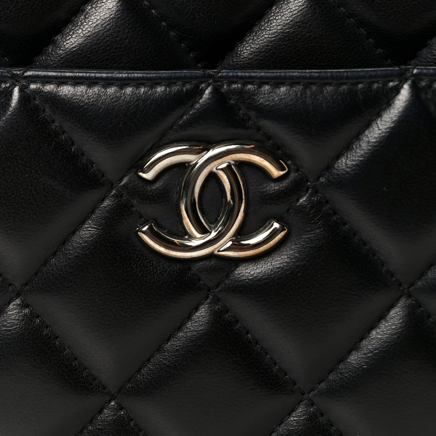 Chanel Lambskin Quilted Medium Camera Case Black 8 of 11