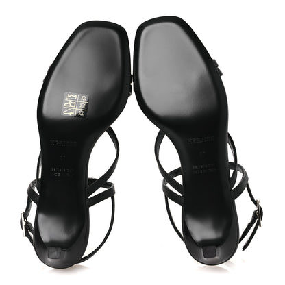 Hermes Calfskin Muse 40 Sandal 37 Black 7 of 13