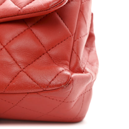 Chanel Lambskin Quilted Mini Rectangular Flap Red 11 of 12