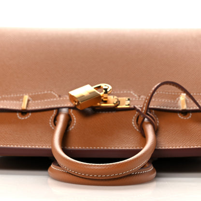 Hermes Epsom Birkin Sellier 25 Gold 14 of 34