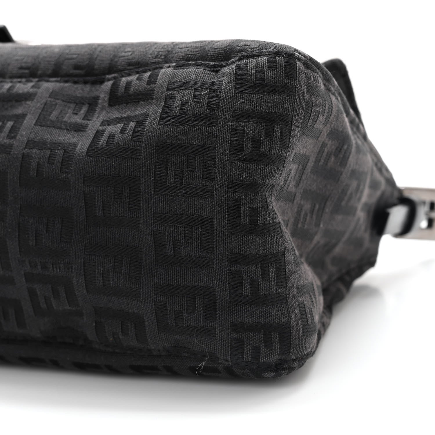 Fendi Zucchino Baguette Black 9 of 11