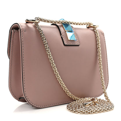 Valentino Garavani Vitello Small Glam Lock Rockstud Flap Poudre 3 of 10