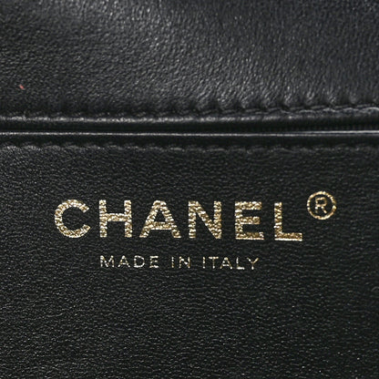 Chanel Lambskin Quilted Medium Whipstitch Flap Bag Black 6 of 10