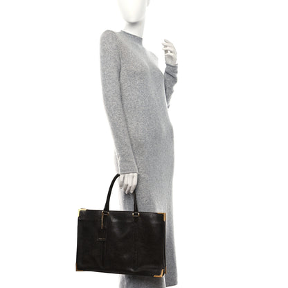Fendi Dimpled Calfskin Classico No. 4 Tote Brown 2 of 9