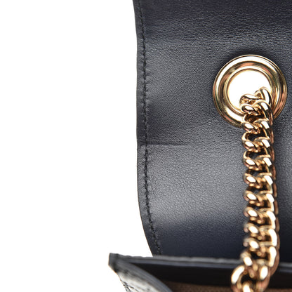 Gucci Soft Microguccissima Medium Emily Chain Shoulder Bag Blue 11 of 14