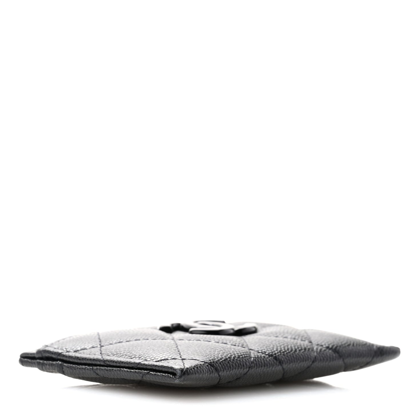 Caviar Quilted My Everything Card Holder Black