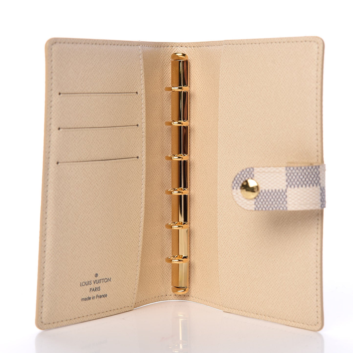 Damier Azur Small Ring Agenda Cover
