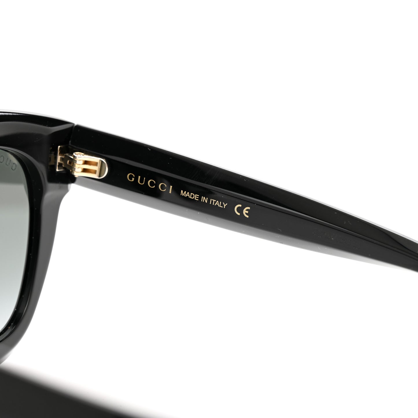 Acetate Crystal Star Round Frame Sunglasses GG0208S Black