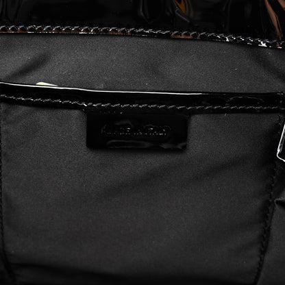 Burberry Patent Quilted Large Manor Tote Black 7 of 14