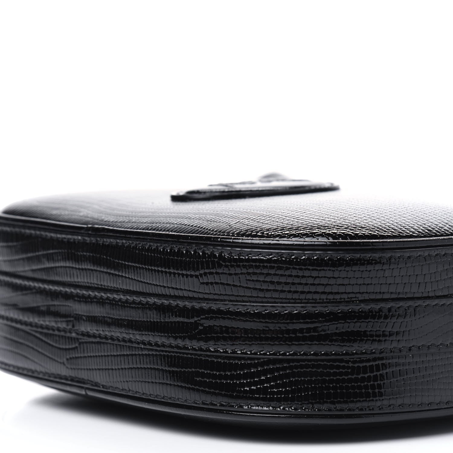 Saint Laurent Calfskin Lizard Embossed Le 61 Camera Bag Black 8 of 8