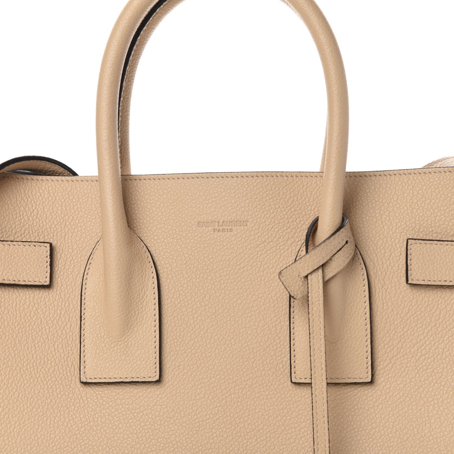 Calfskin Small Sac De Jour Dark Beige