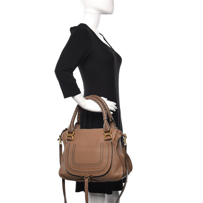 Chloe Calfskin Medium Marcie Satchel Nut 3 of 13