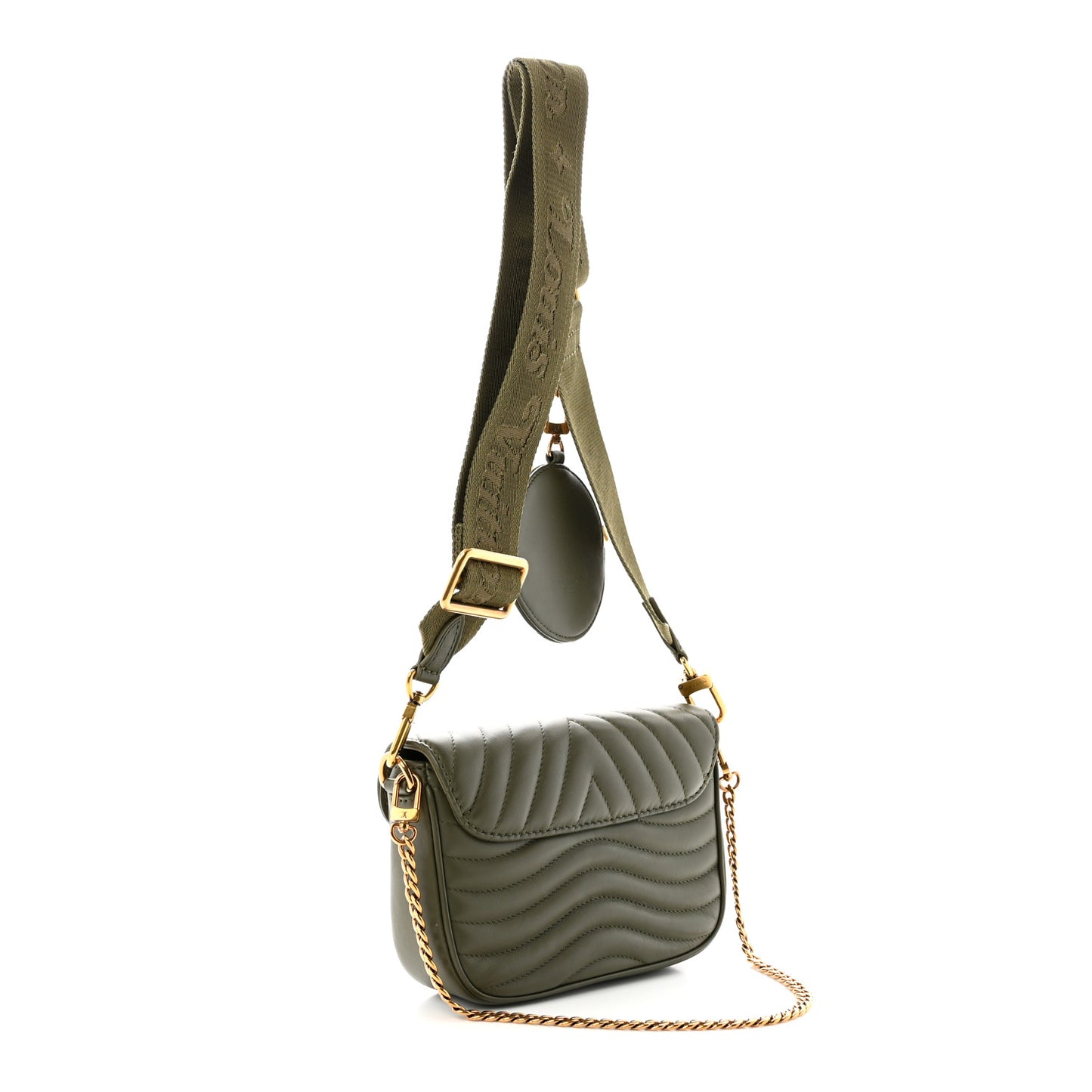 Calfskin New Wave Multi Pochette Kaki