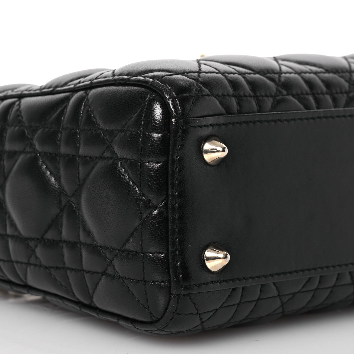 Christian Dior Lambskin Cannage Small My ABCDior Lady Dior Black 9 of 17