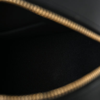 Chanel Lambskin Quilted Coco Bow Round Clutch With Chain Black 5 of 10