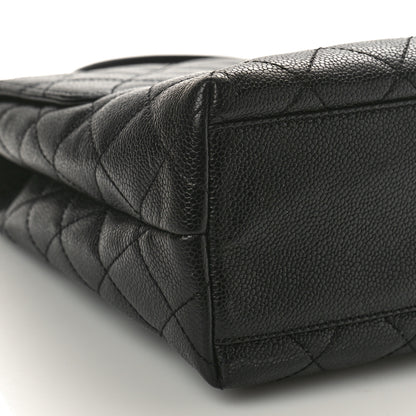 Chanel Caviar Quilted Jumbo Kelly Flap Black 9 of 10