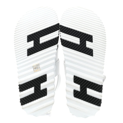 Hermes Calfskin Goatskin Mens Electric Sandals 43 White 5 of 10