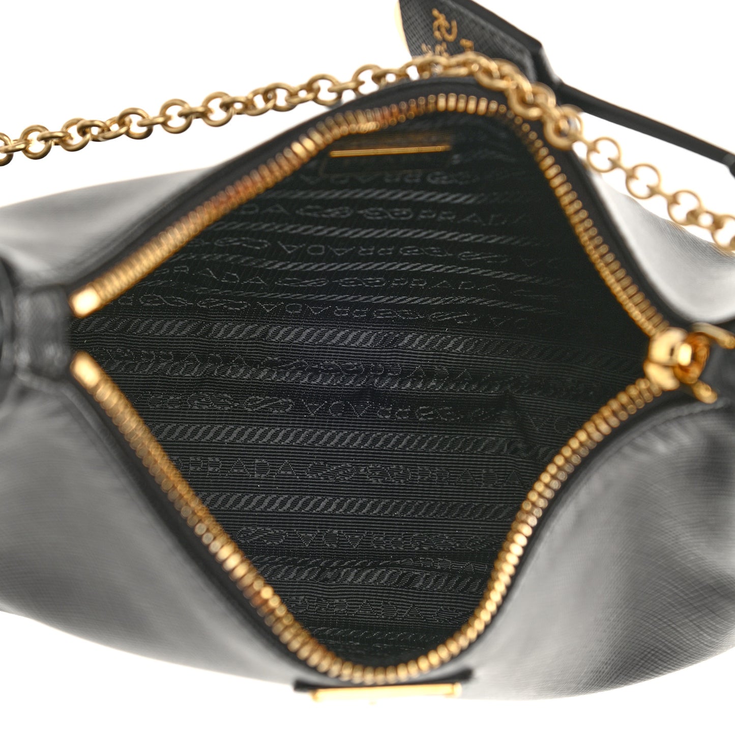 Saffiano Lux Re-Edition 2005 Shoulder Bag Black
