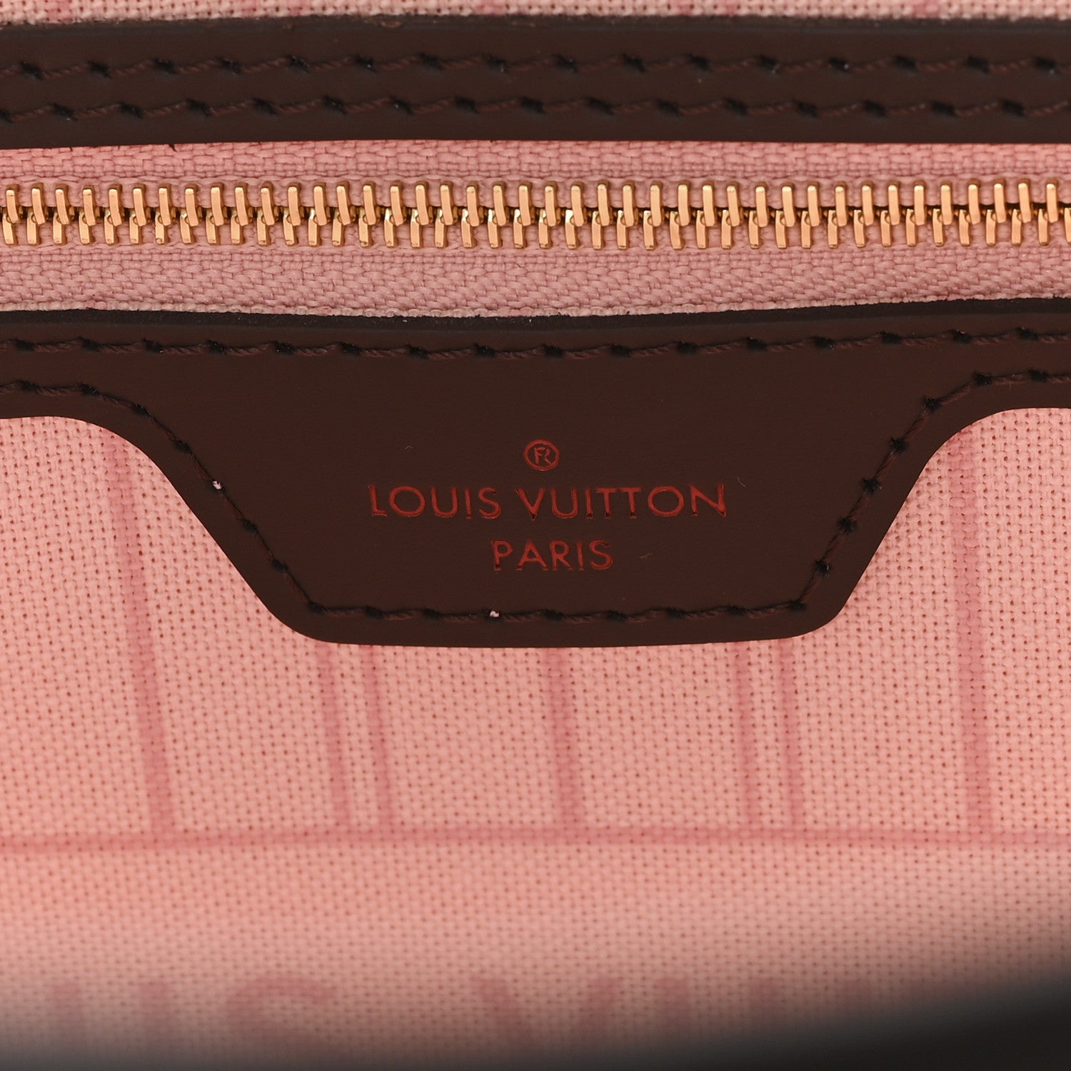 Louis Vuitton Damier Ebene Neo Neverfull MM Rose Ballerine 7 of 10