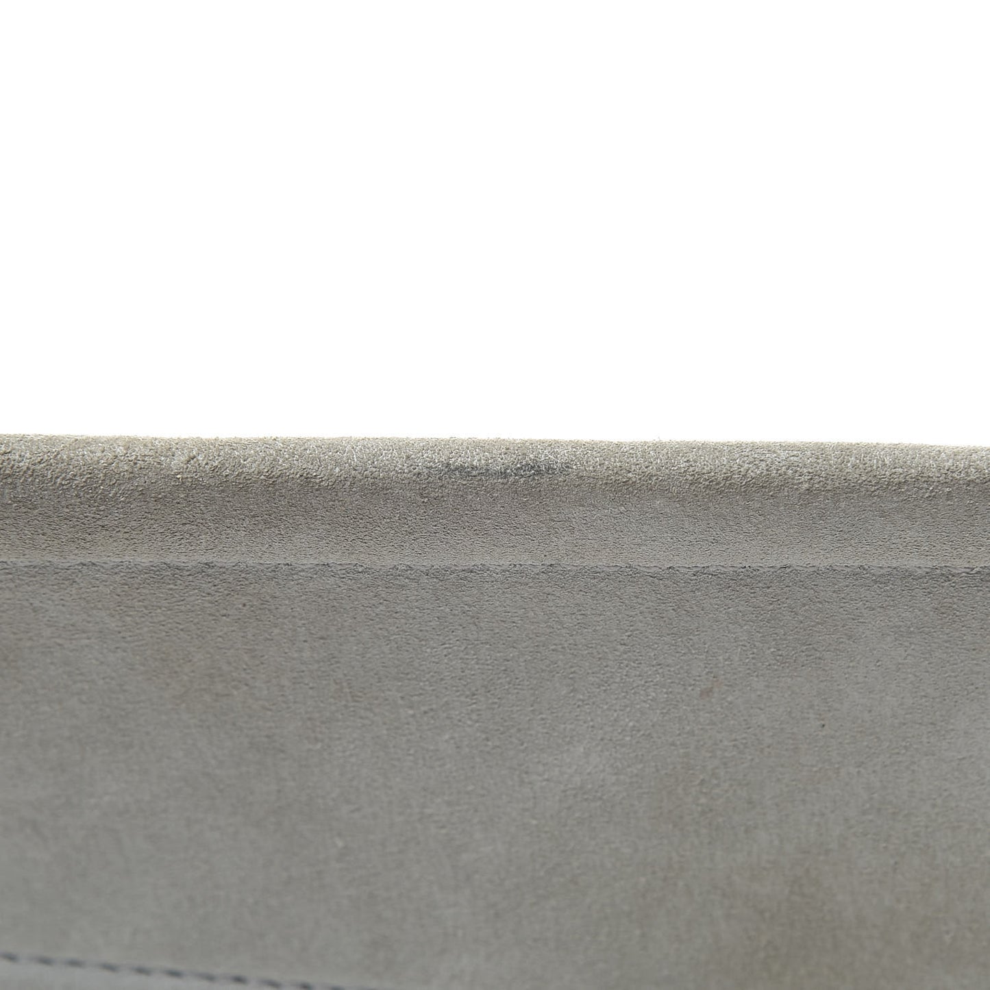 Calfskin Suede Medium Faye Shoulder Bag Airy Grey