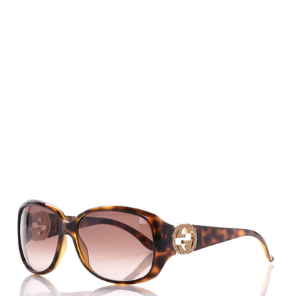 Gucci Crystal GG Sunglasses 3578/S Tortoise 1 of 7