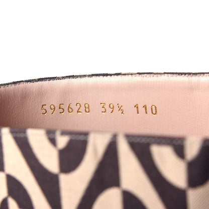 Gucci Fabric G Rhombus Print Platform Boots 39.5 Beige Cocoa 10 of 11