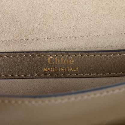 Chloe Calfskin Small Hudson Shoulder Bag Merino Grey 6 of 8