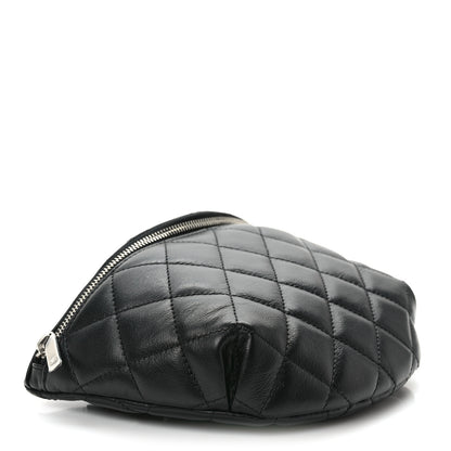 Chanel Lambskin Quilted Waist Belt Bag Black 4 of 9