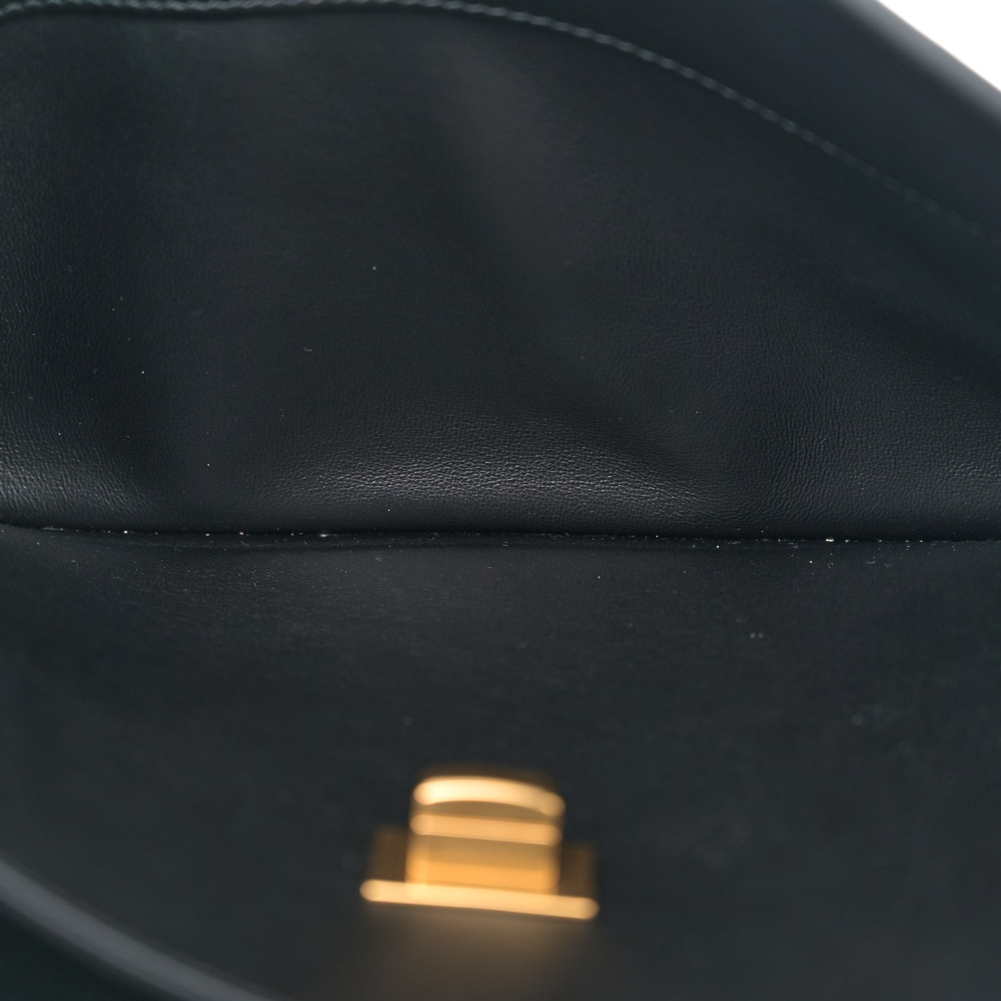 Natural Smooth Calfskin Rodeo Shoulder Bag Black