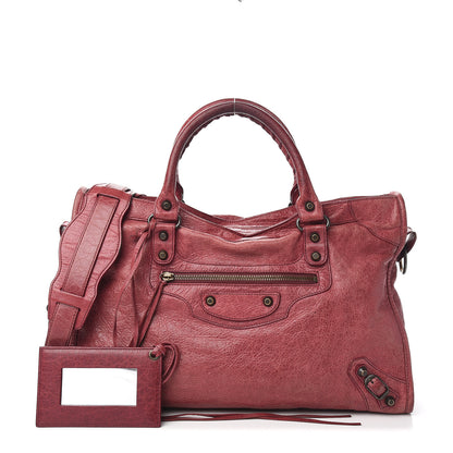 Balenciaga Agneau Classic Hardware City Cassis 1 of 11
