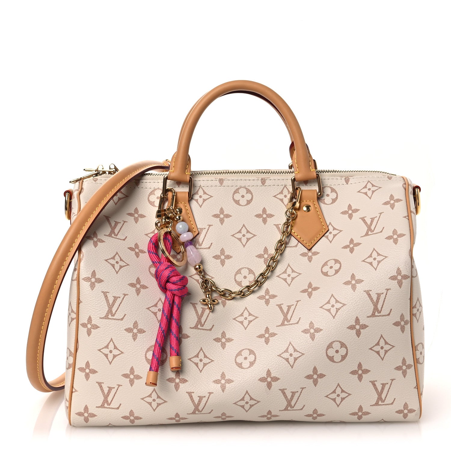 Louis Vuitton Monogram Dune Lucky Speedy Soft 30 Pink 1 of 12