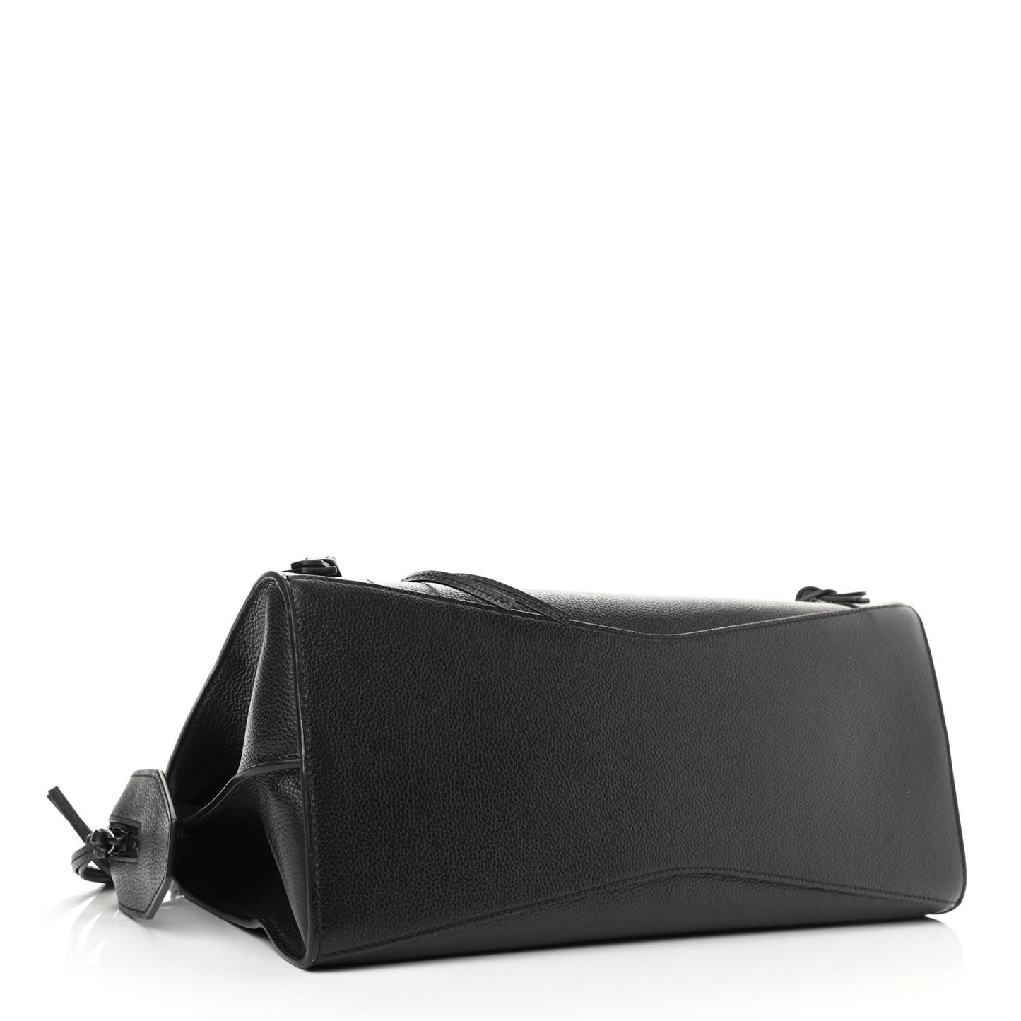Grained Calfskin Black Hardware Neo Classic City Black