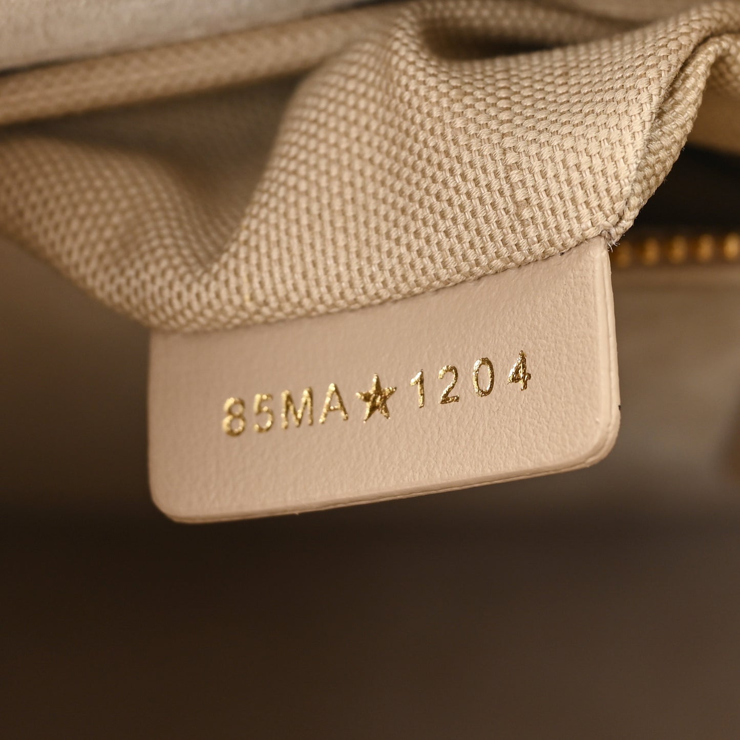 Calfskin Macrocannage Small Book Tote Taupe
