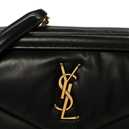 Saint Laurent Plunged Lambskin Calypso Black 9 of 11