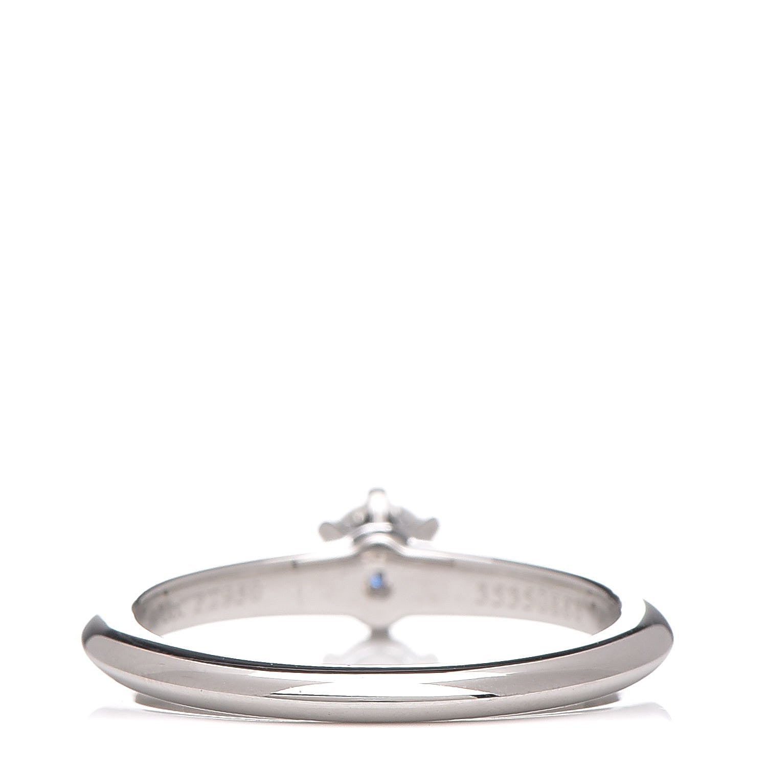 Tiffany Platinum Diamond .24ct Solitaire Engagement Ring 51 5.75 4 of 7