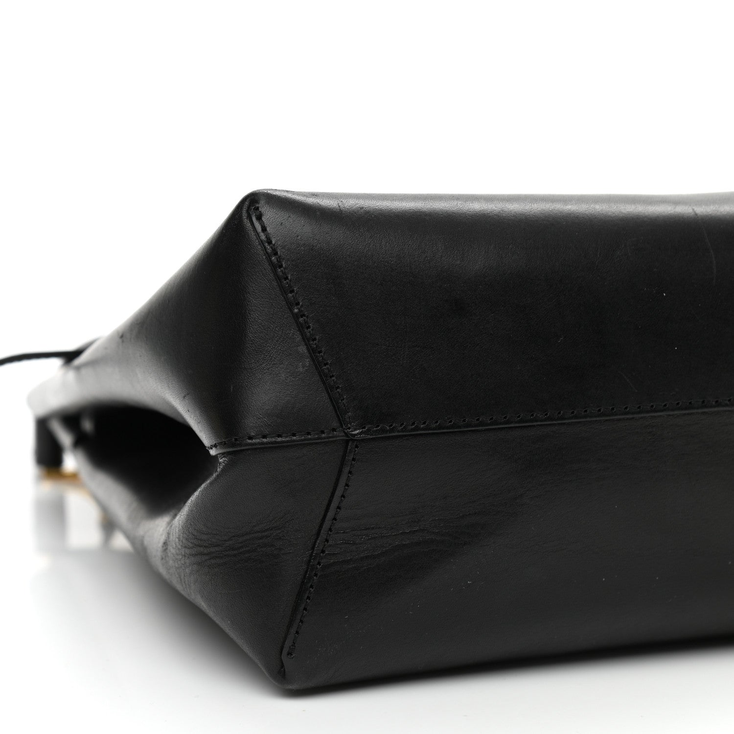 Mansur Gavriel Calfskin Mini Lady Bag Black Flamma 9 of 14