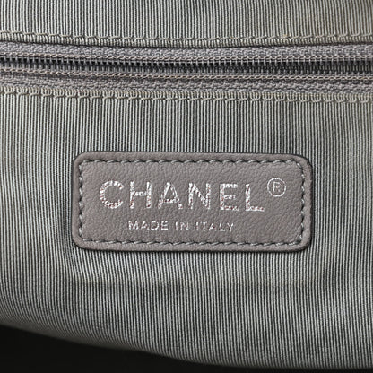 Chanel Calfskin Ultra Stitch Tote Dark Red 6 of 11