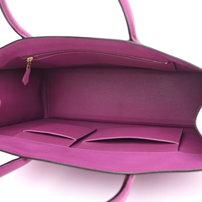 Hermes Epsom White Bus 40 Anemone 5 of 10