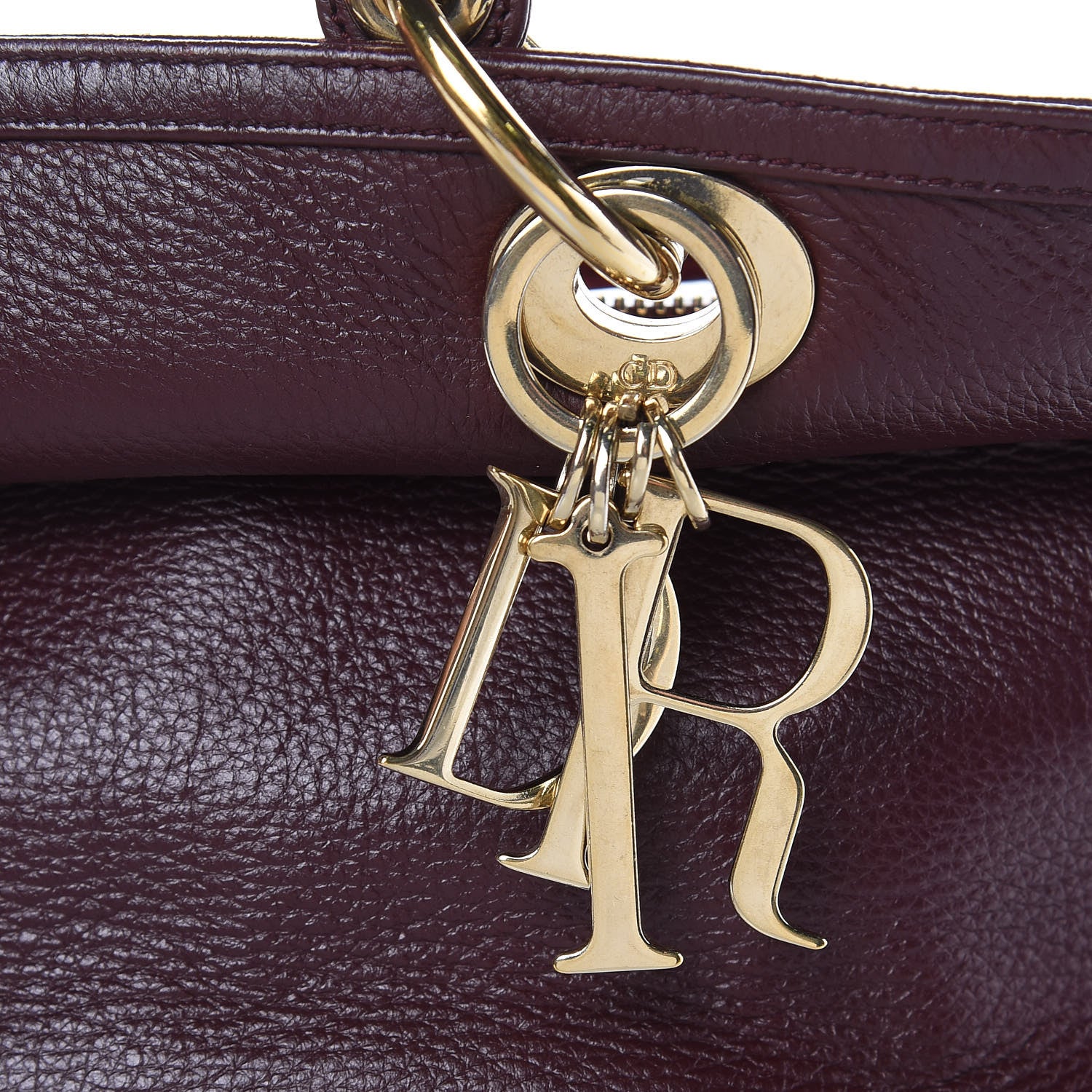 Christian Dior Calfskin Granville Tote Purple 16 of 17