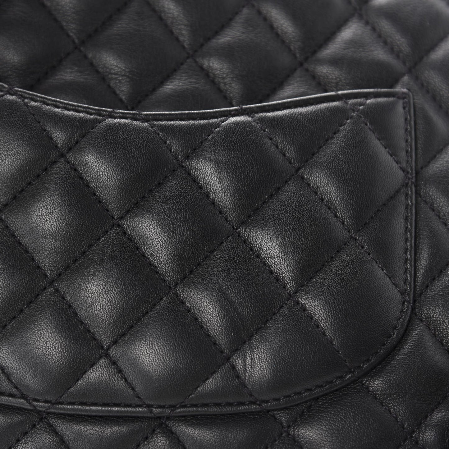 Lambskin Quilted Large Urban Spirit Backpack Black