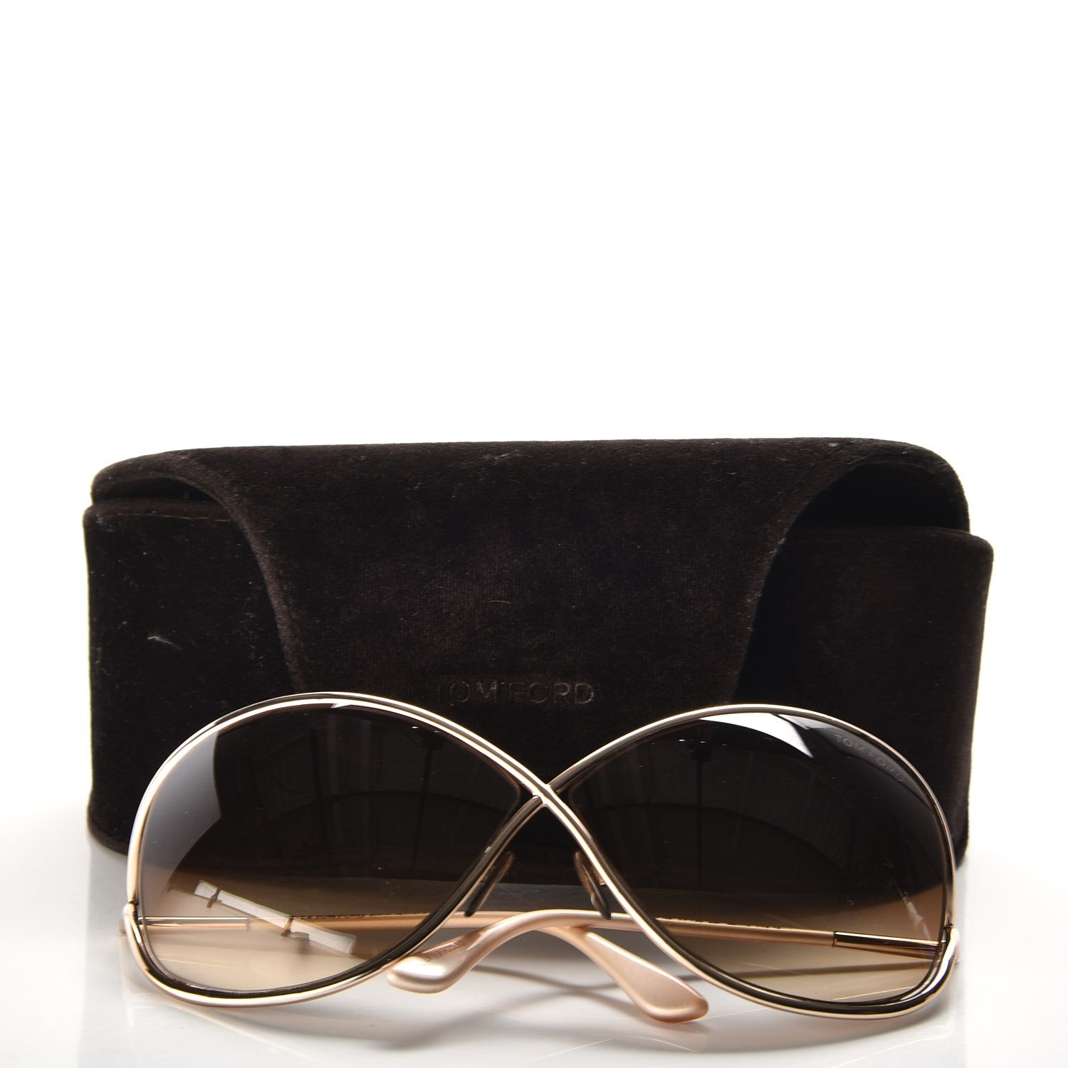 Tom Ford Miranda Crossover Sunglasses TF130 Gold 9 of 9