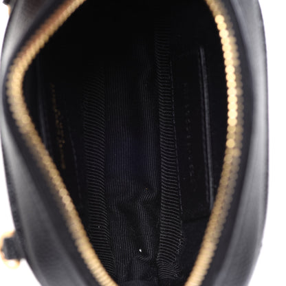 Saint Laurent Grain De Poudre Matelasse Monogram Baby Lou Camera Bag Black 5 of 8
