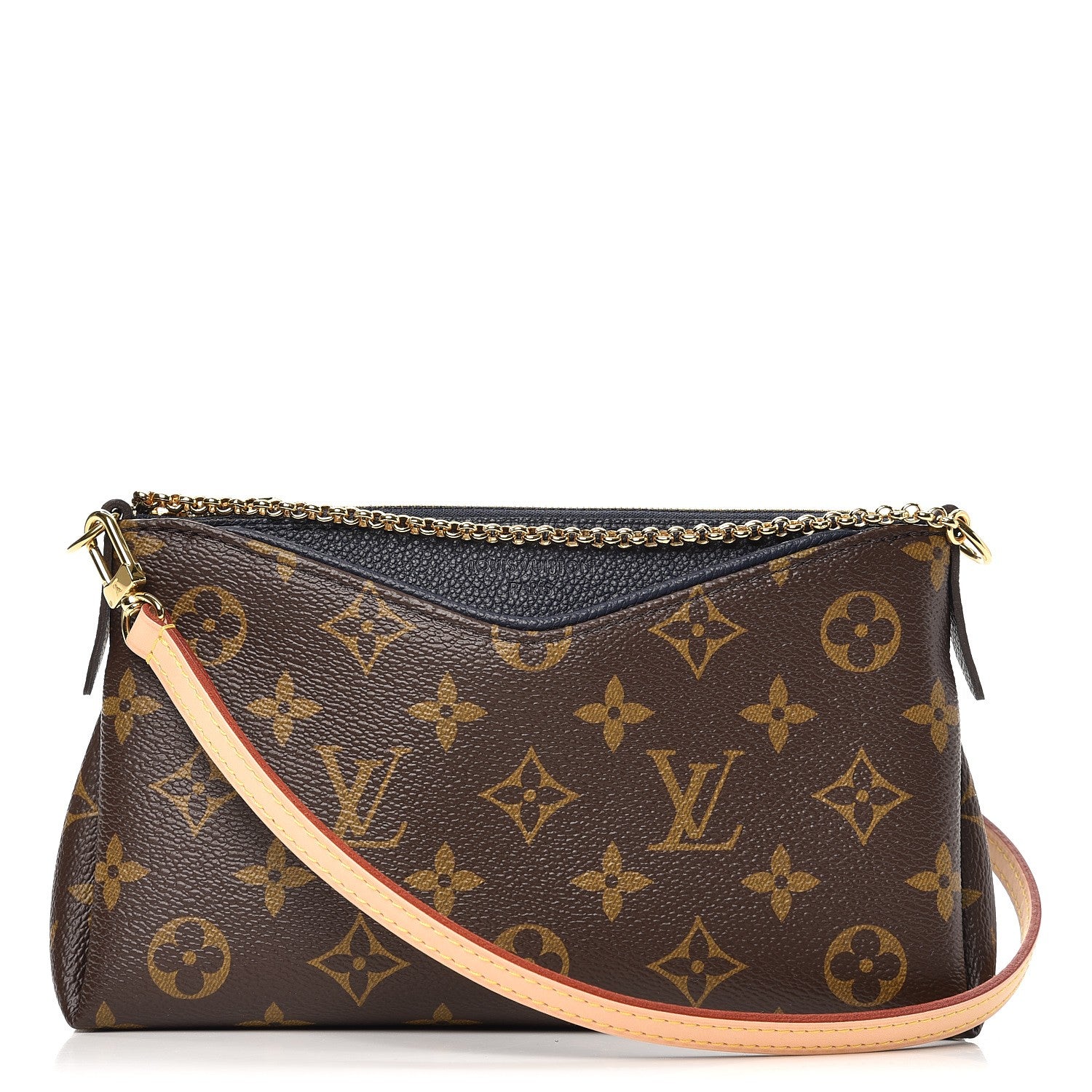 Louis Vuitton Monogram Pallas Clutch Blue Marine 1 of 8